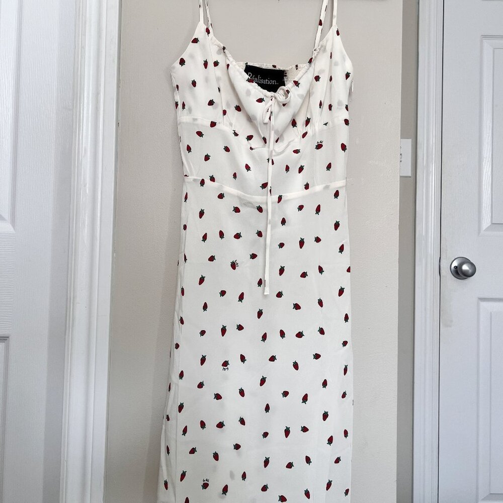 NWT Realisation Par The Alba- White Strawberry XS
